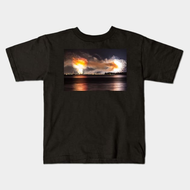 Fireworks - Seenachtfest 2013 Constance - Lake Constance Kids T-Shirt by holgermader